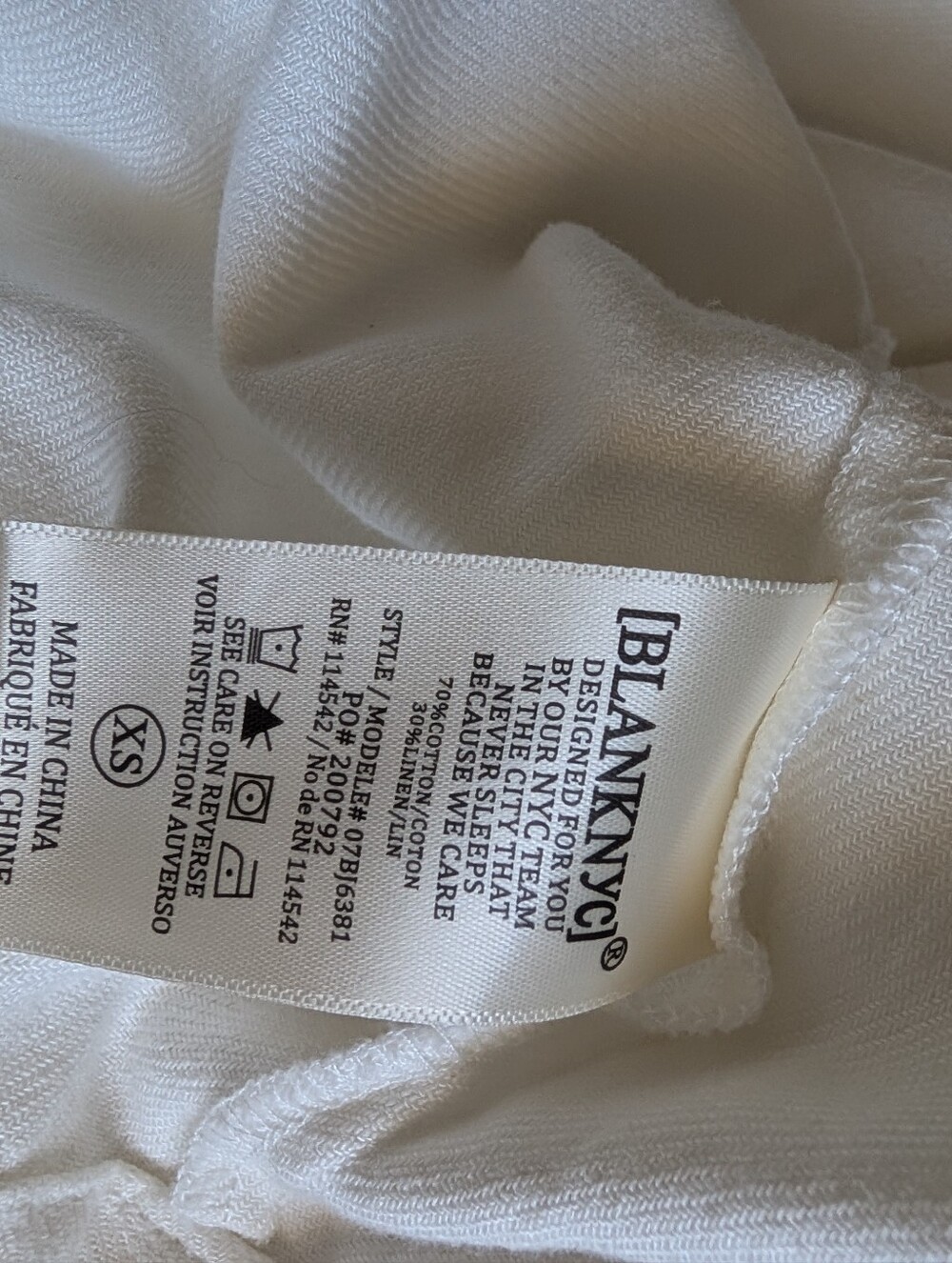 BlankNYC Cream Women's Lightweight Button-Front Utility Jacket XS - Picture 8 of 12